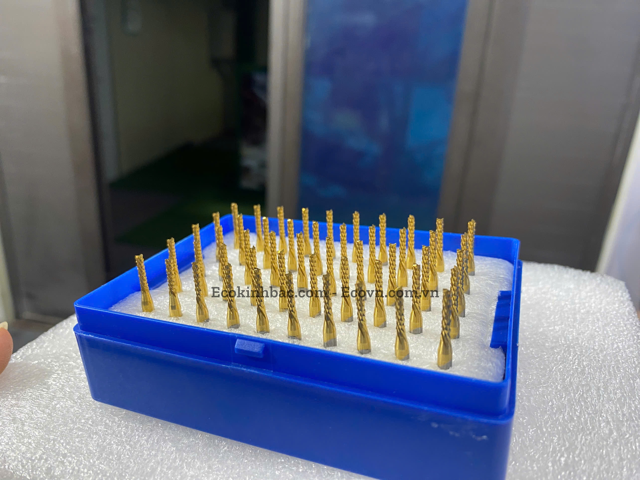 Mũi Router Bit PCB 2.0mm Vonfram Carbide có lớp phủ mạ – Dao Phay Bản Mạch Điện Tử Chính Hãng