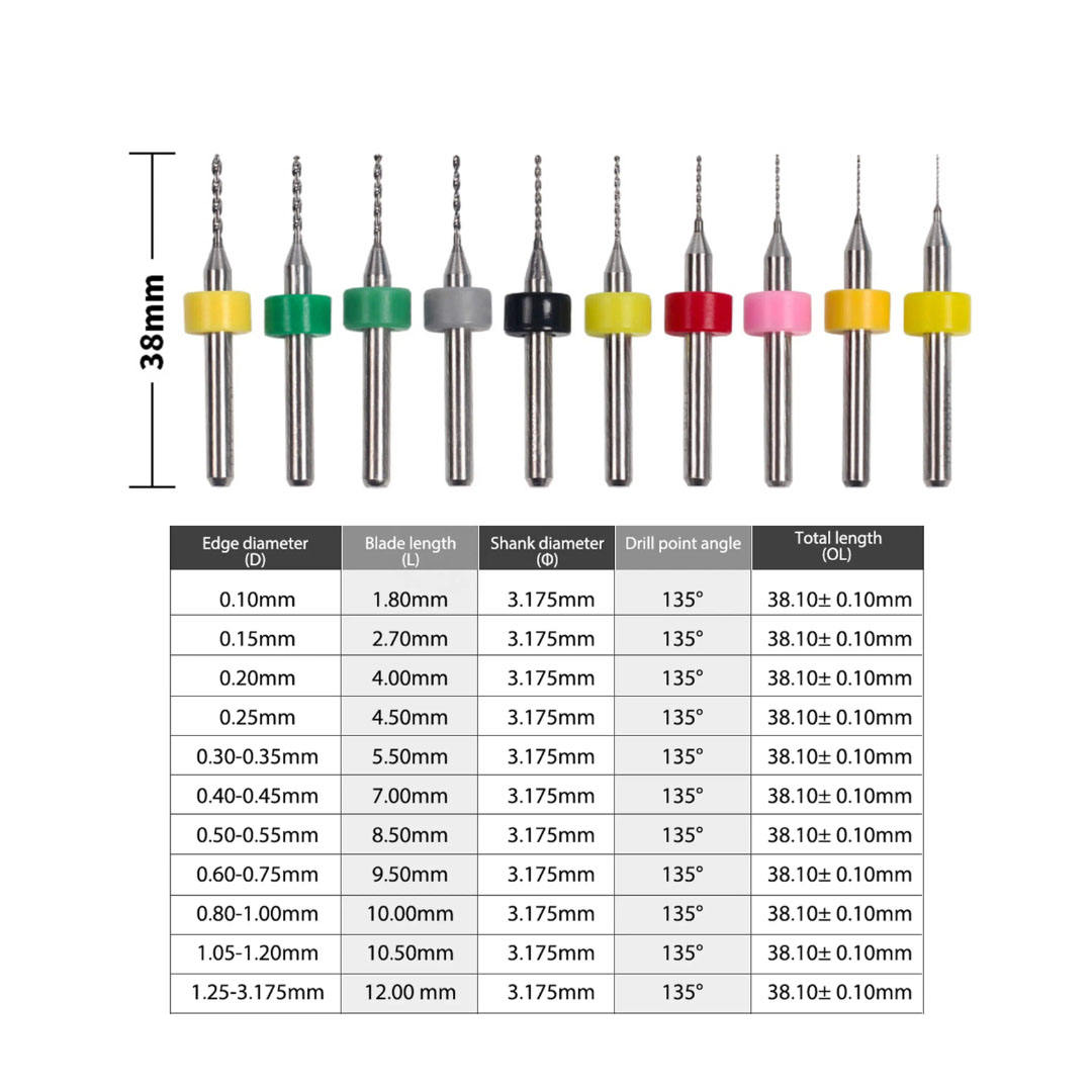 Mũi khoan bản mạch PCB 2.4mm vonfram carbide – Mũi khoan bản mạch điện tử chất lượng cao