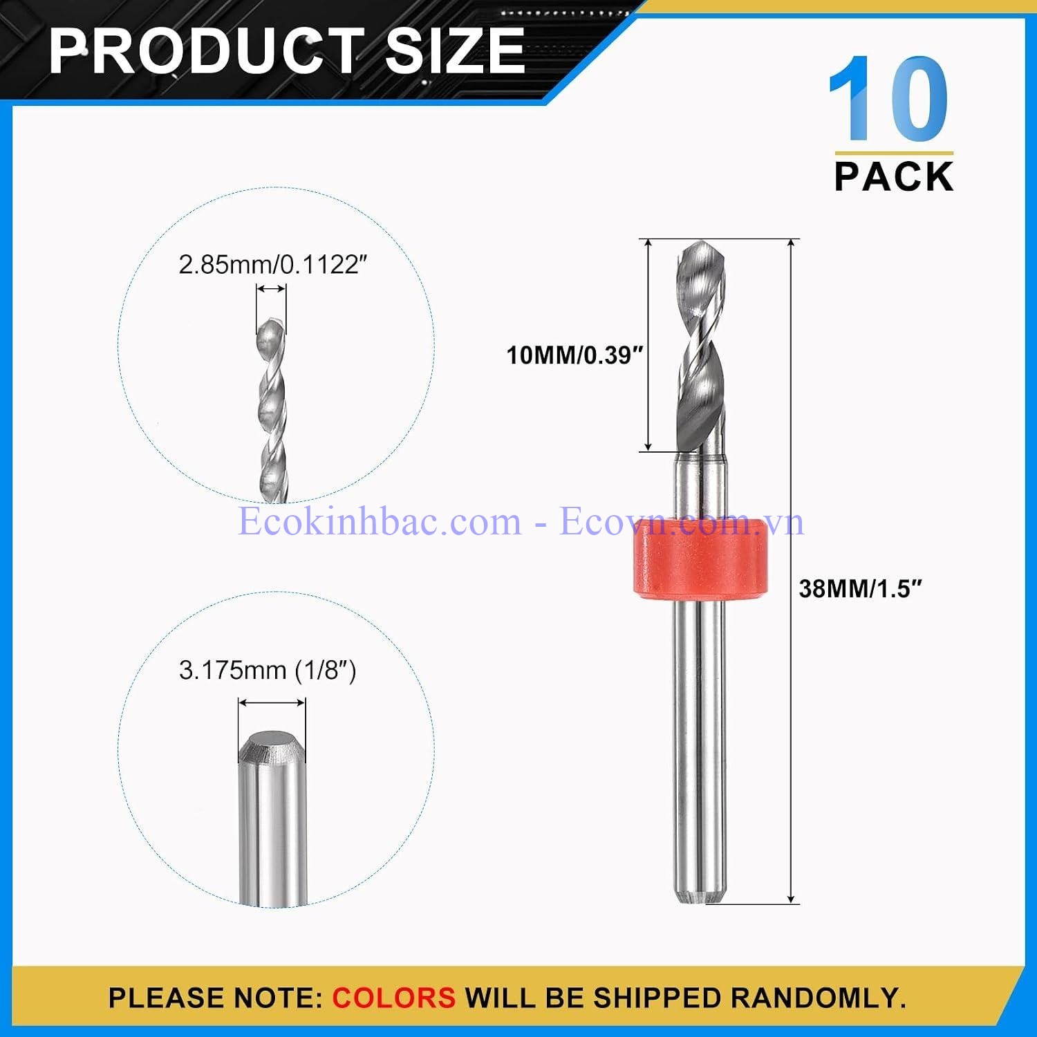 Mũi khoan bản mạch PCB 3.4mm vonfram carbide – Mũi khoan bản mạch điện tử chất lượng cao