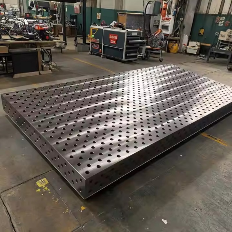 Bàn hàn bằng thép kích thước 3000x1500 lỗ D16