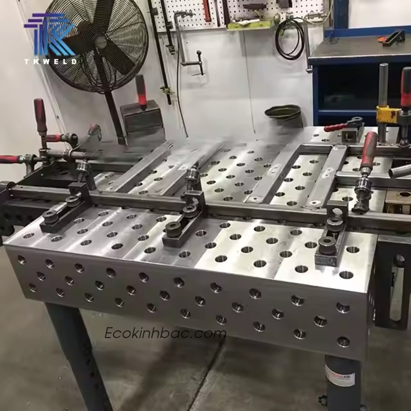 Bàn gá hàn gang kích thước 3000x1500 lỗ D16