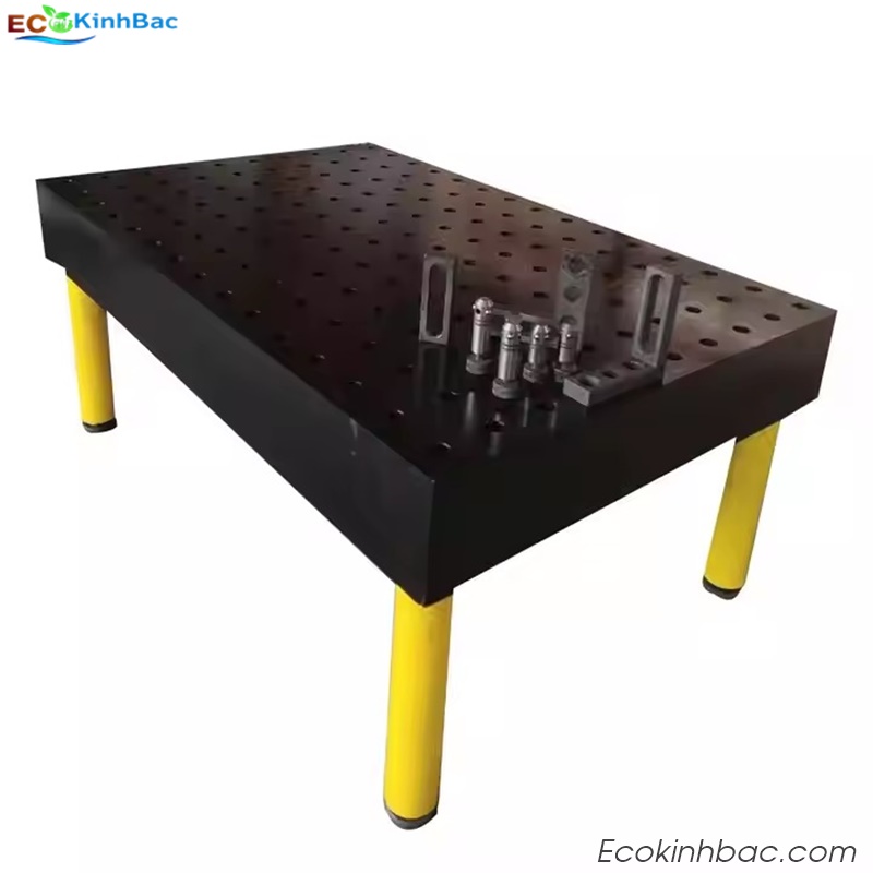 Bàn gá hàn thép kích thước 3000x1500 lỗ D28