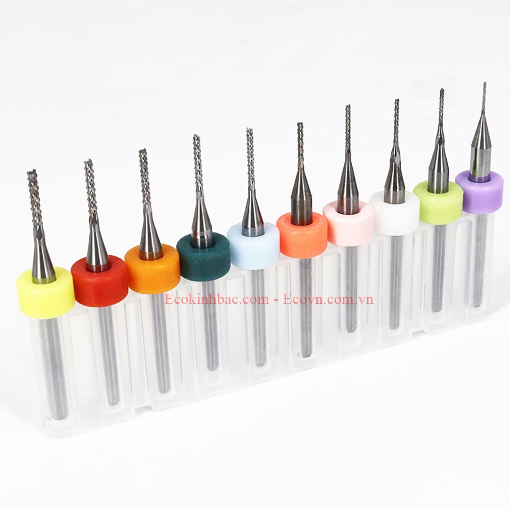 Mũi router bit 2.6mm dùng cắt bo mạch điện tử trên máy CNC và dây chuyền SMT