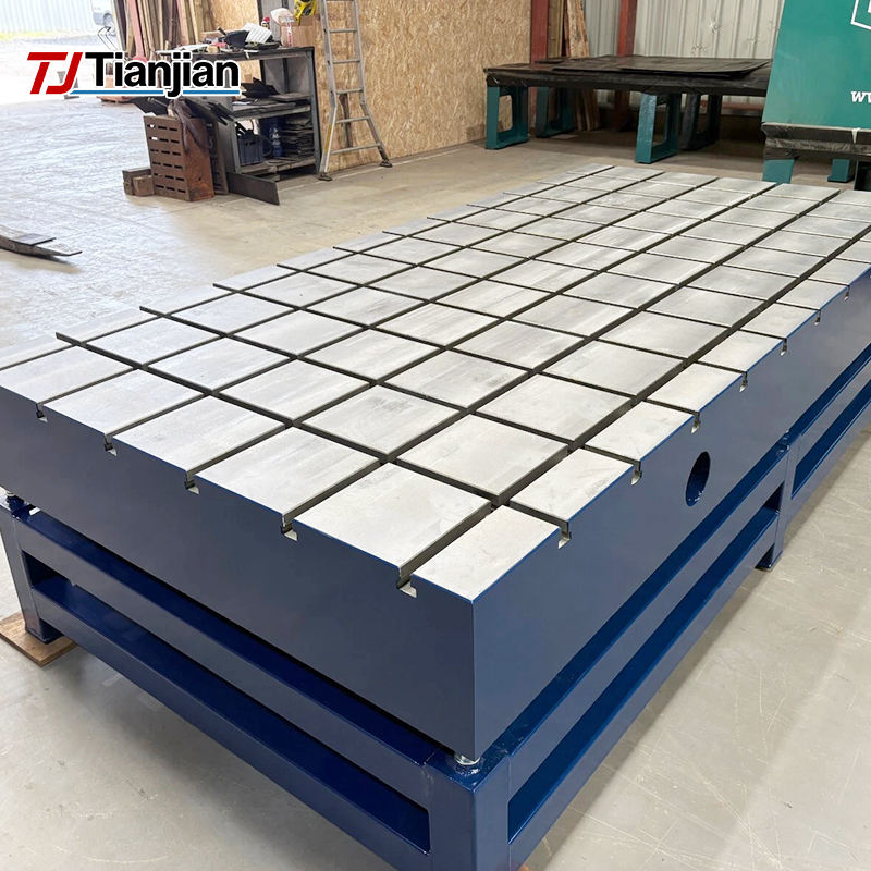 Bàn gang đúc rãnh tùy biến. Giải pháp chuyên nghiệp cho xưởng gia công & hàn cấu kiện kim loại