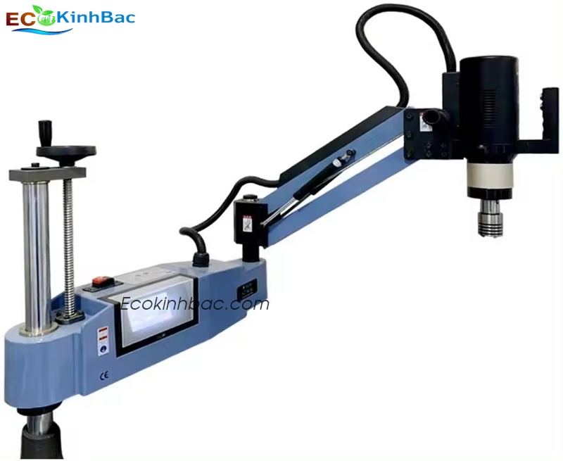 Máy taro cần chạy điện, động cơ Servo,taro ren tối đa M6 - M30