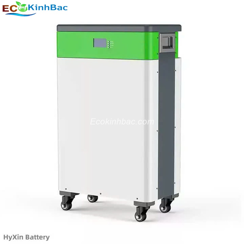 Pin lưu trữ LiFePO4 5kwh 100Ah 48V cho hệ thống điện năng lượng mặt trời gia đình.