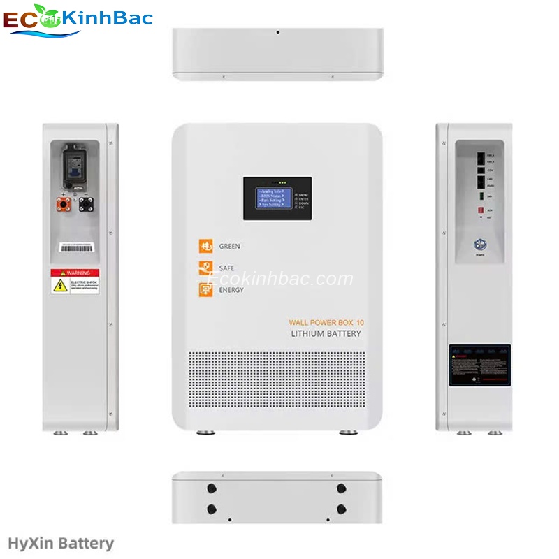 Pin lưu trữ điện năng lượng mặt trời LiFePO4 100Ah 48V Powerwall