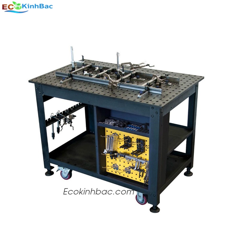 Bàn hàn thép nhỏ di động hạng nặng D28/D22/D16 đa năng