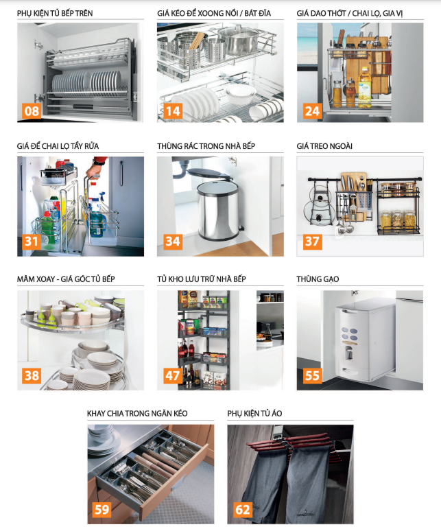 Phụ Kiện Bếp Thông Minh
