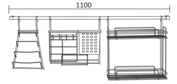 BỘ GIÁ TREO NGOÀI 3 MÓN