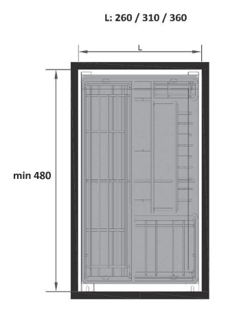 GIÁ ĐỂ DAO THỚT ĐA NĂNG NAN OVAL ( QUẢ TRÁM)