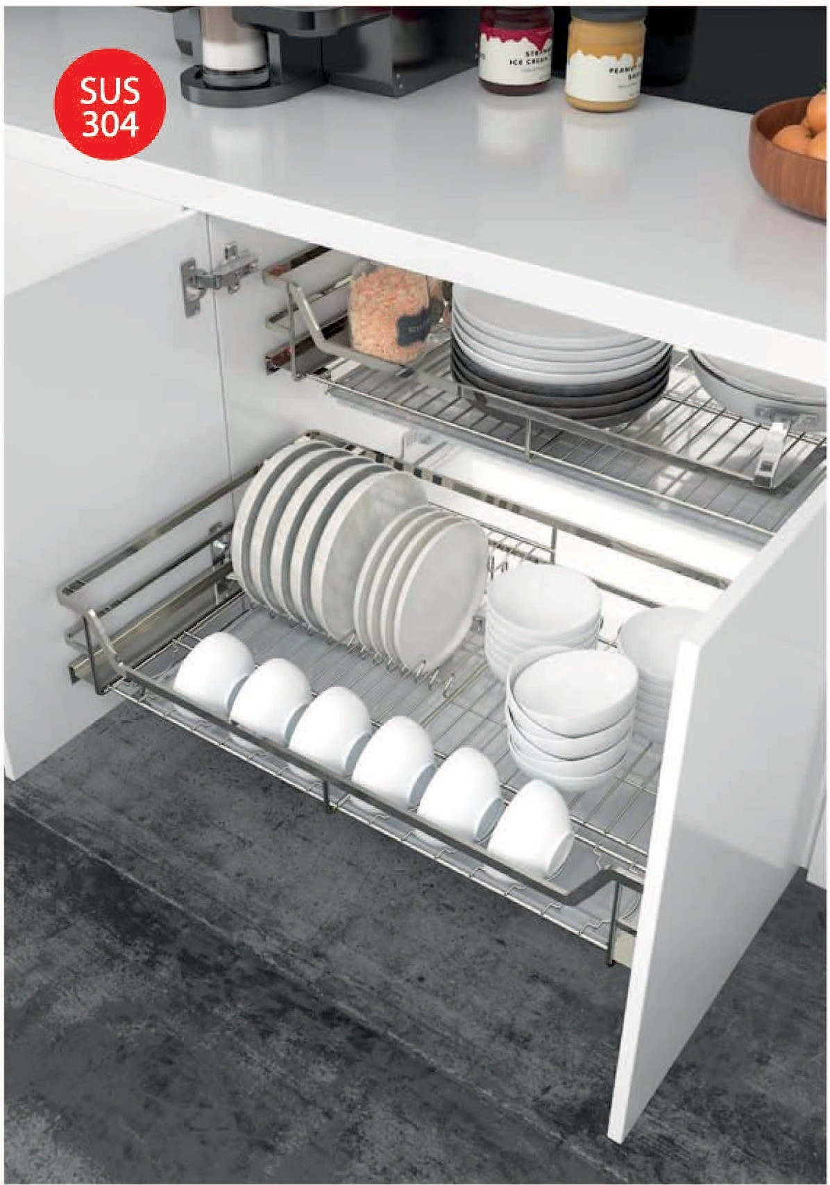 GIÁ XOONG NỒI BÁT DĨA ĐA NĂNG NAN DẸT