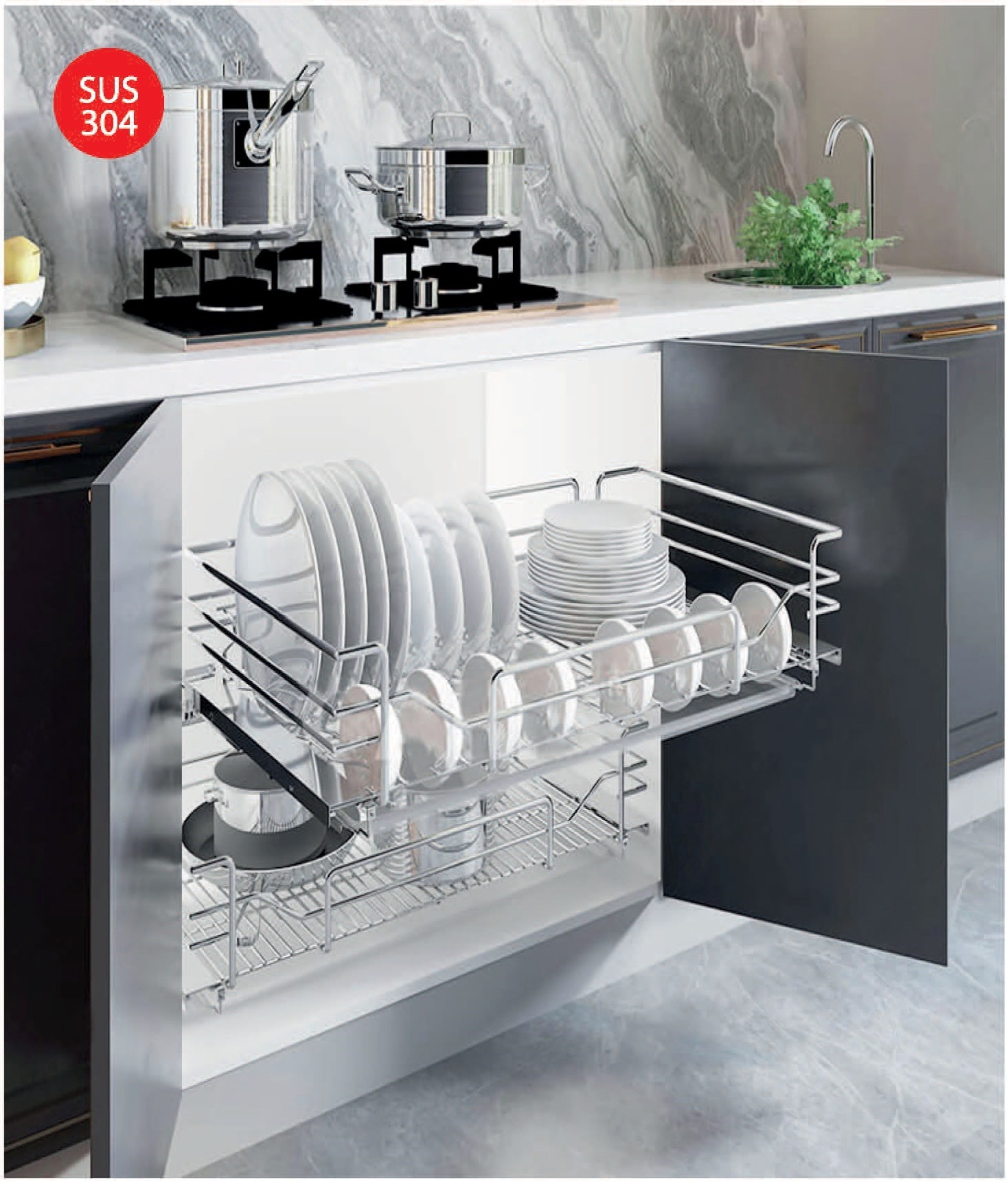 GIÁ XOONG NỒI BÁT ĐĨA ĐA NĂNG NAN OVAL ( QUẢ TRÁM )