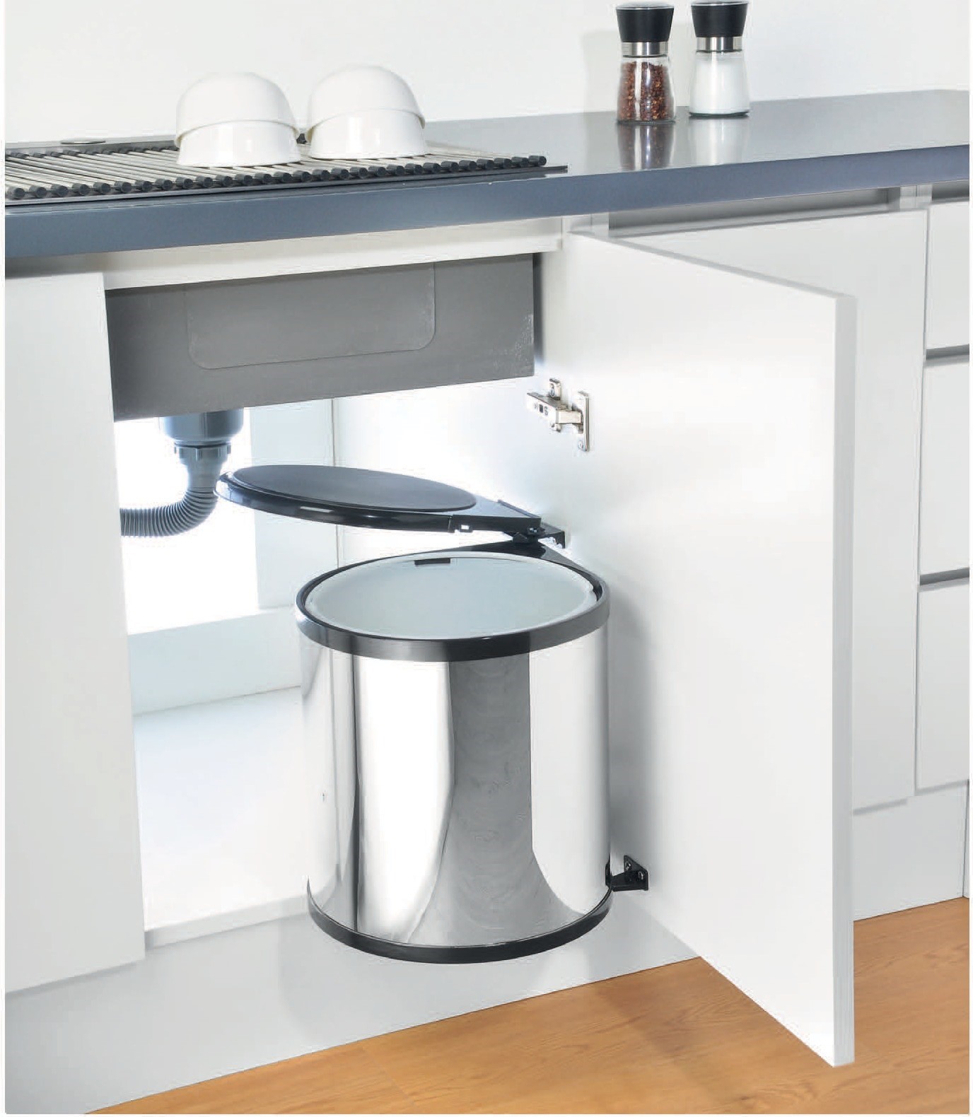 THÙNG RÁC ĐƠN BẮT CÁNH MỞ