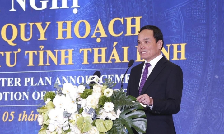 Phó Thủ tướng Trần Lưu Quang "gửi gắm" 8 chữ cho Thái Bình thực hiện thành công Quy hoạch tỉnh