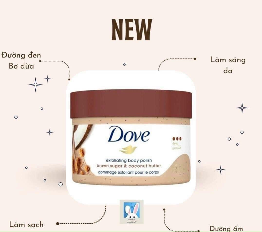 TẨY TẾ BÀO CHẾT BODY DOVE BẢN MỸ 298GR