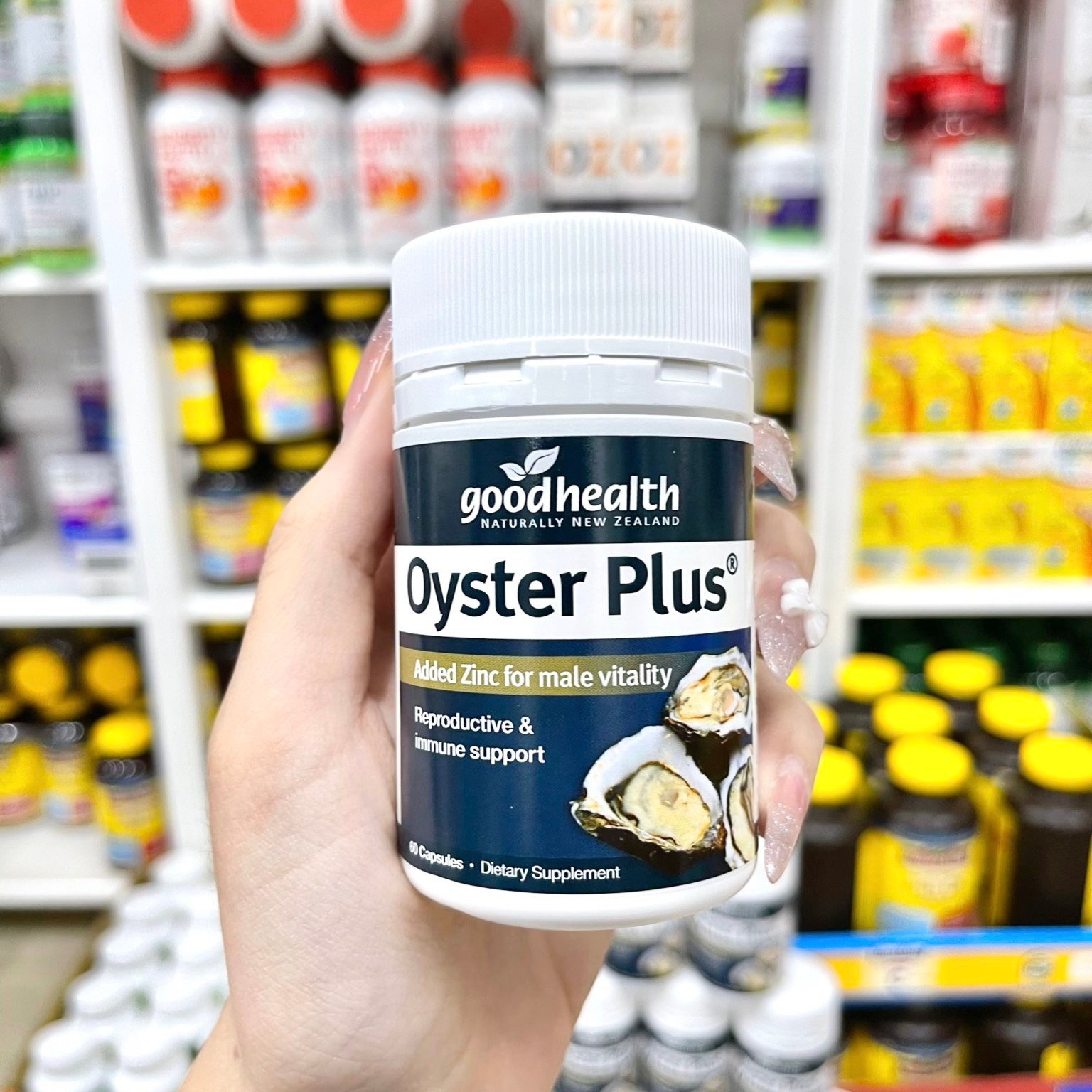 TINH CHẤT HÀU GOODHEALTH OYSTER PLUS ZINC ÚC 60 VIÊN