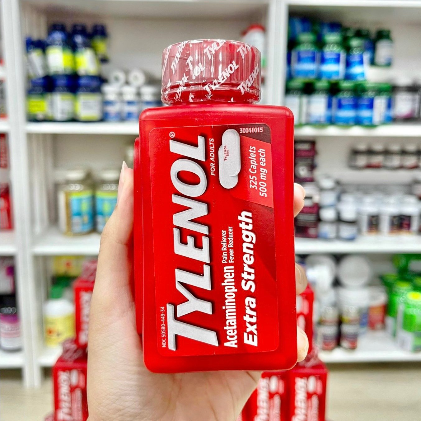 VIÊN UỐNG GIẢM ĐAU HẠ SỐT TYLENOL 500MG