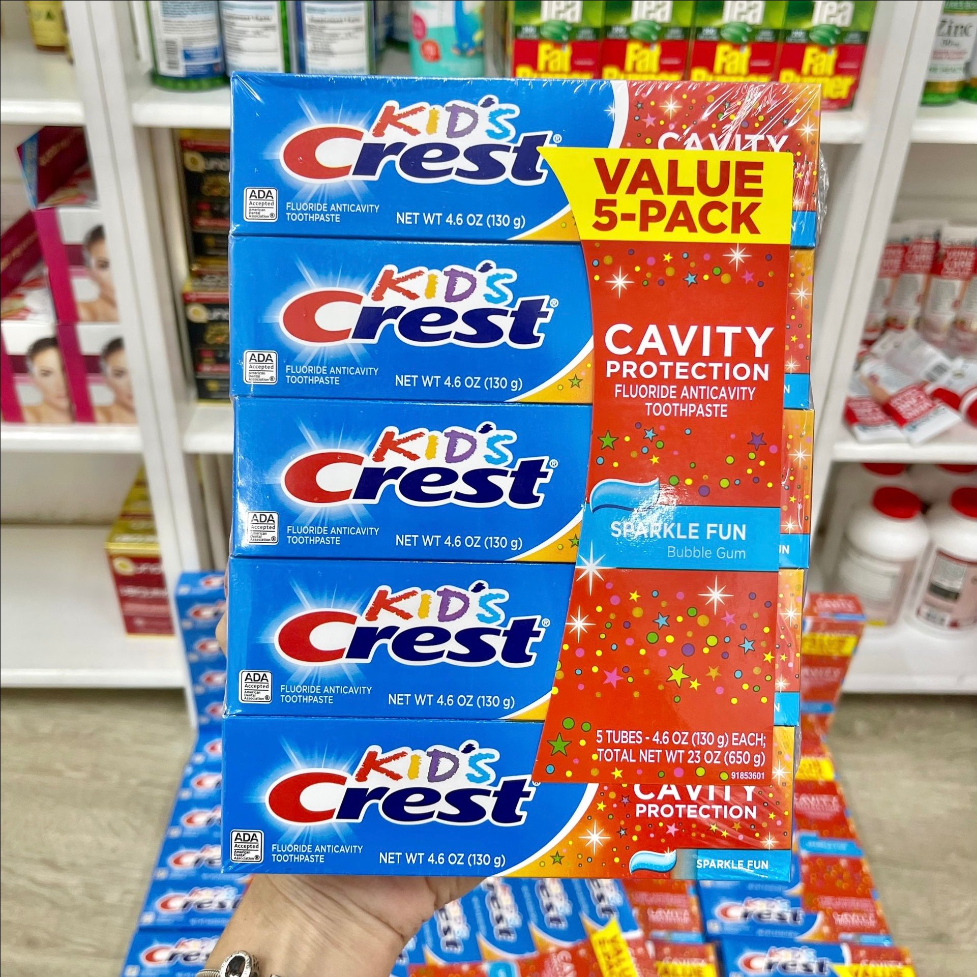 KEM ĐÁNH RĂNG CREST TRẺ EM 130GR