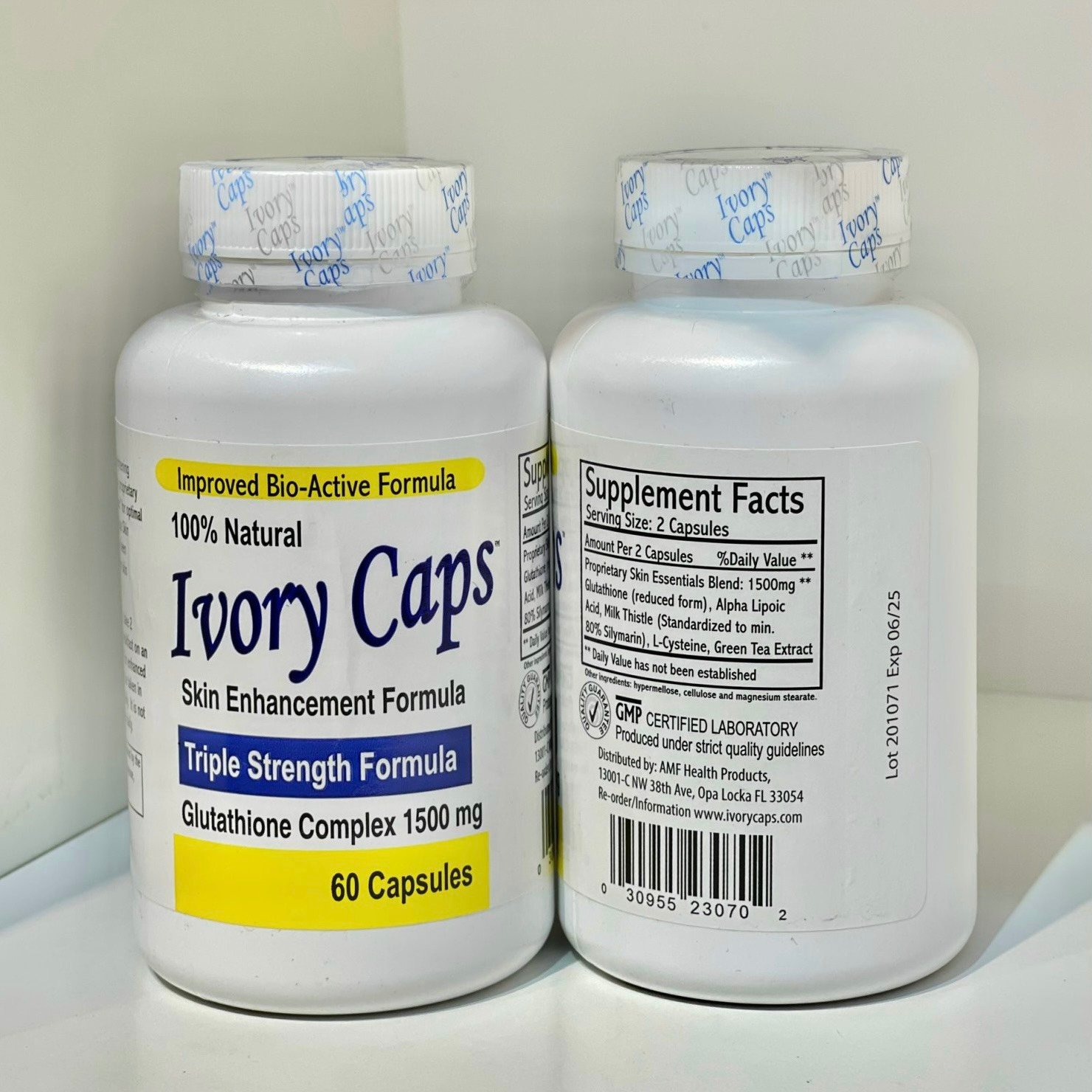 VIÊN UỐNG TRẮNG DA IVORY CAPS GIẢM NÁM , TÀN NHANG CỦA MỸ