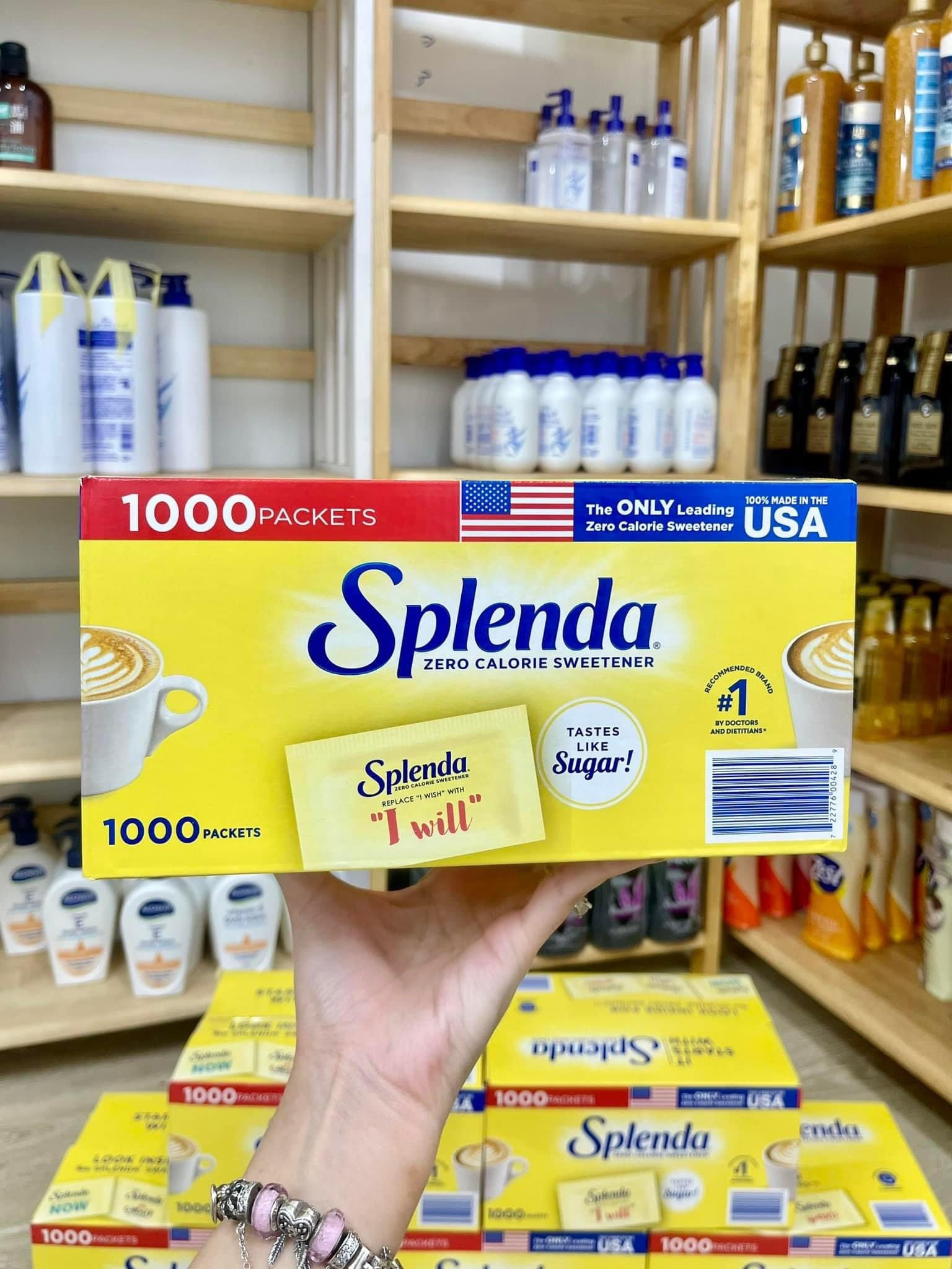 ĐƯỜNG ĂN KIÊNG SPLENDA 10000 gói - DÀNH CHO NGƯỜI TIỂU ĐƯỜNG VÀ ĂN KIÊNG