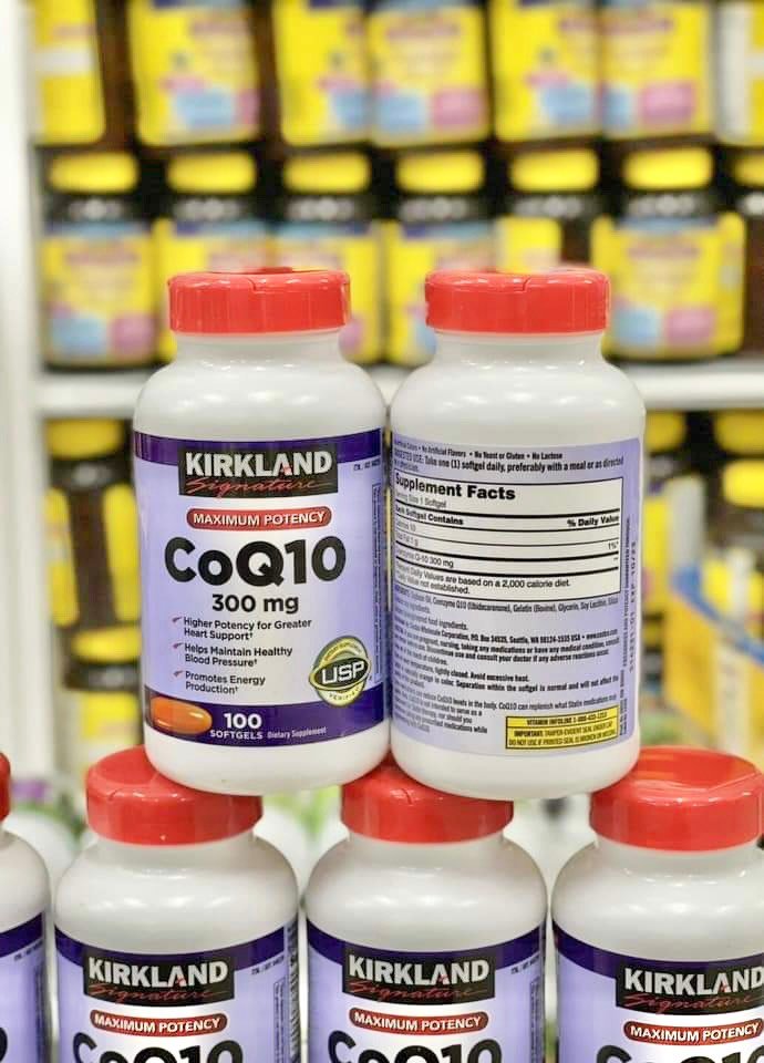 VIÊN UỐNG HỖ TRỢ TIM MẠCH KIRLAND COQ10 300MG 100 VIÊN CỦA MỸ