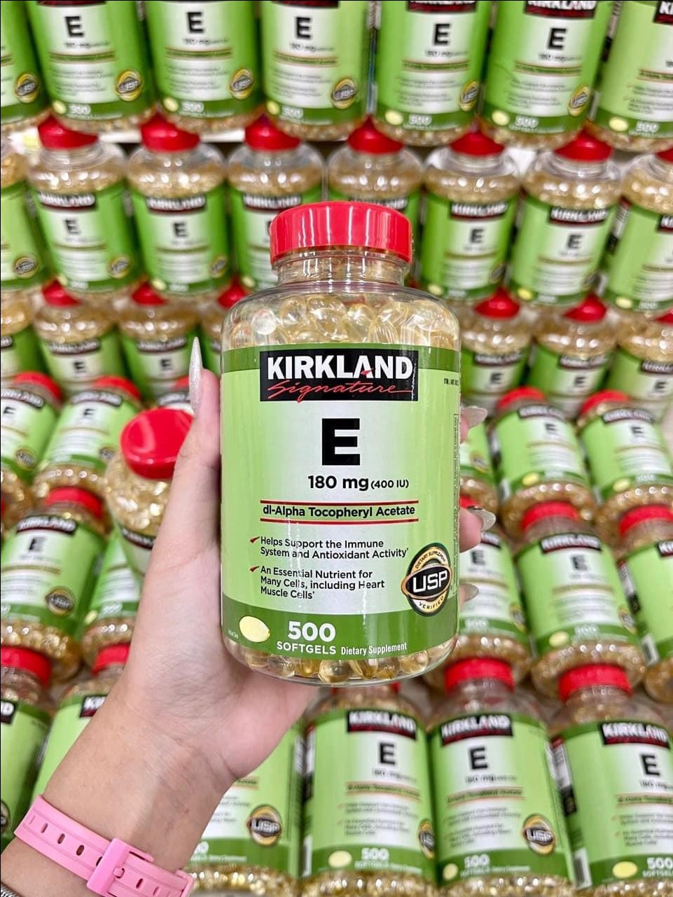 VITAMIN E KIRLAND 500 VIÊN CỦA MỸ