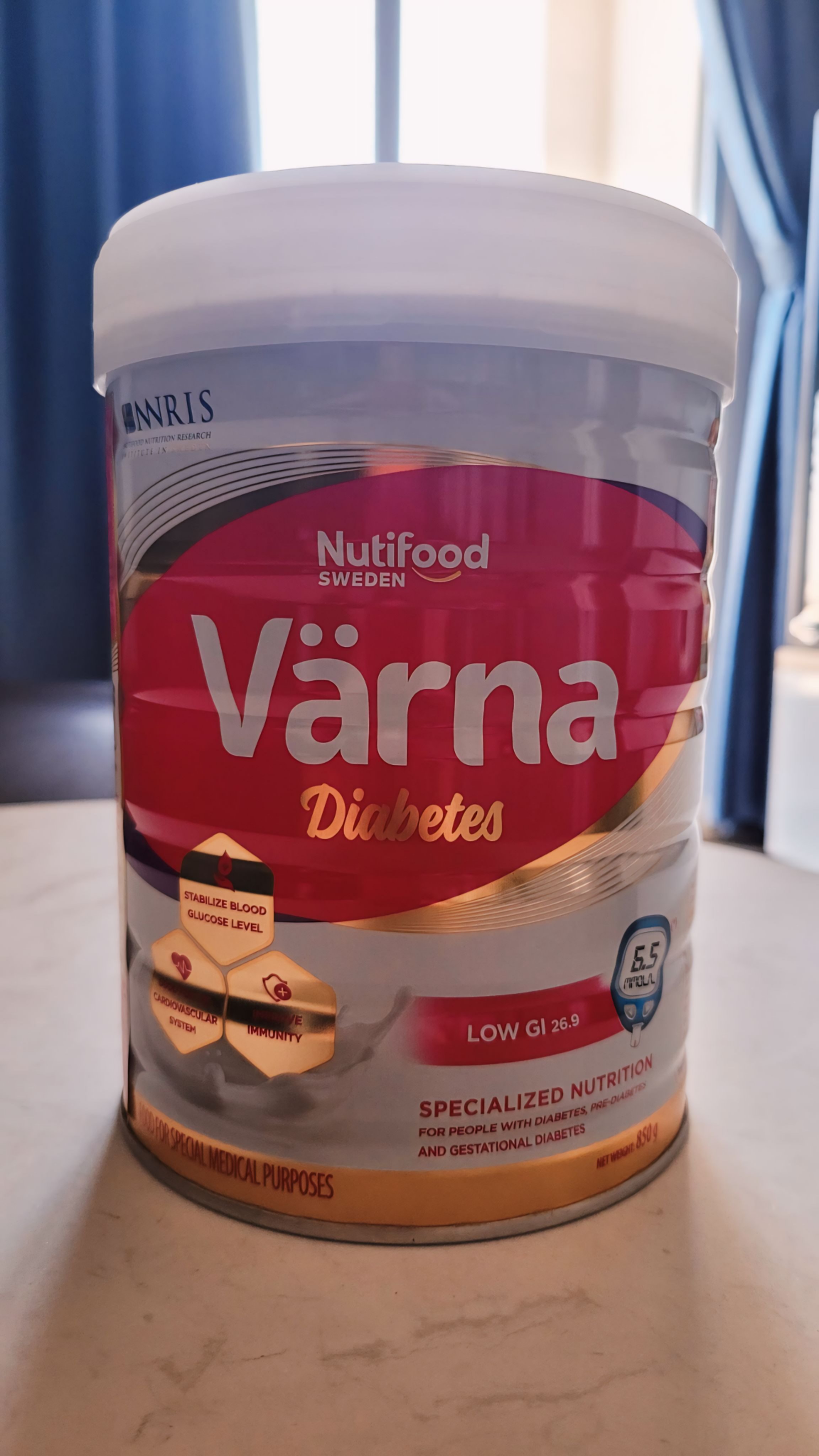 SỮA TIỂU ĐƯỜNG VARNA DIABETES THỤY ĐIỂN