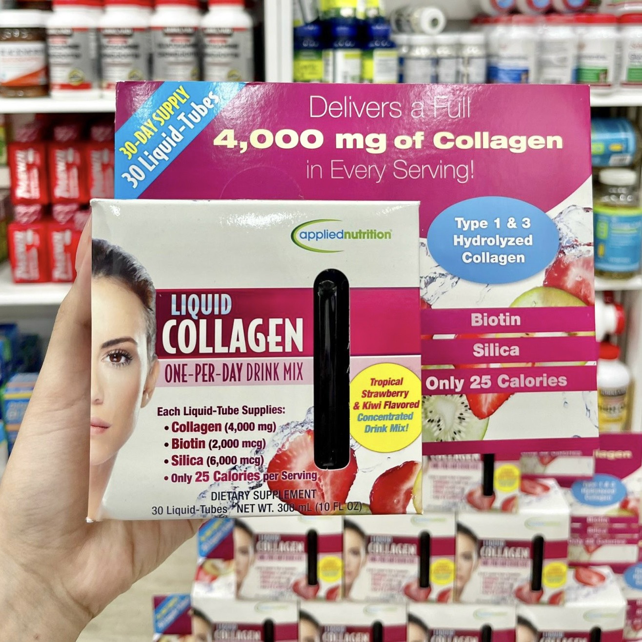 COLLAGEN LIQUID HỘP 30 ỐNG MỸ