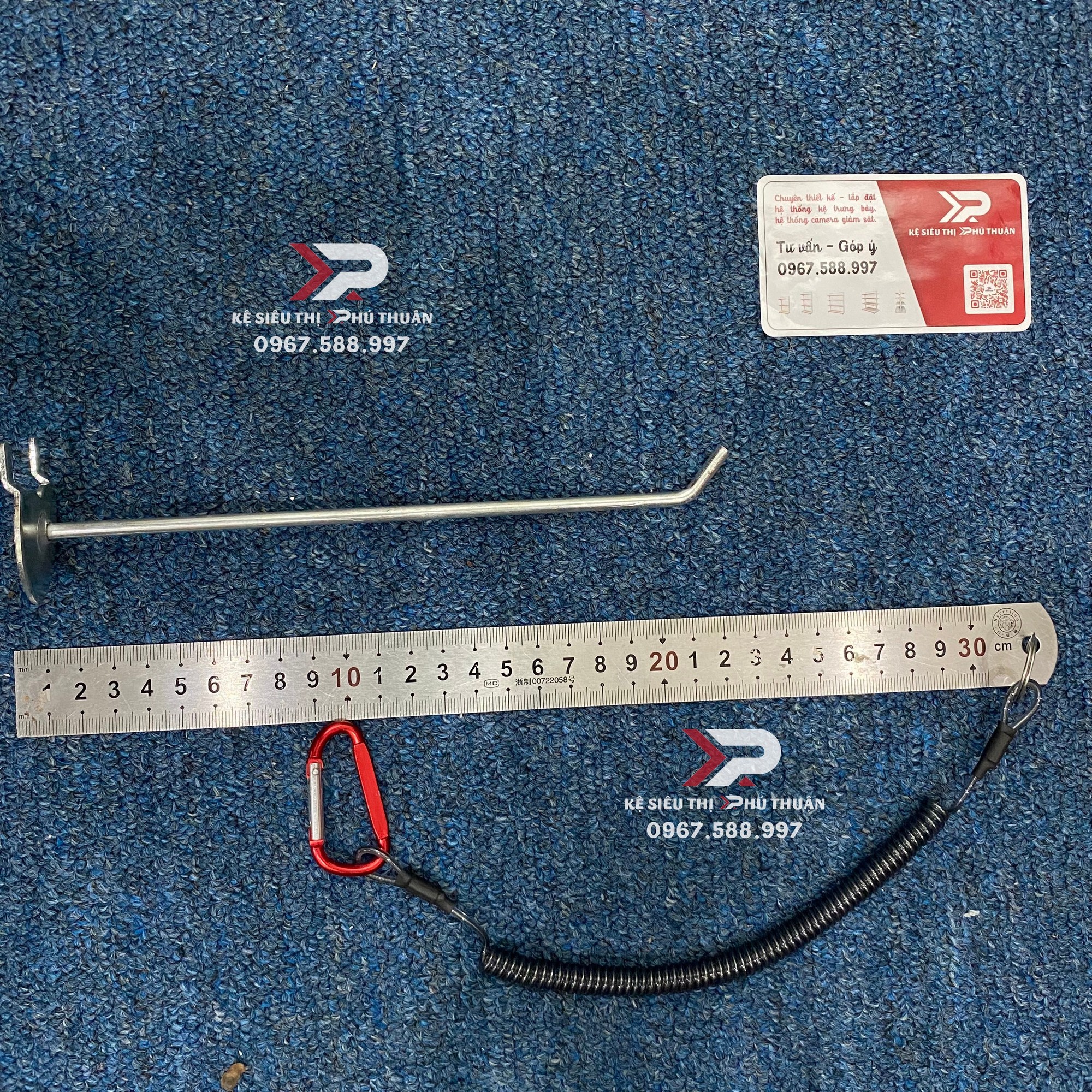 Móc tôn trái tim 25cm