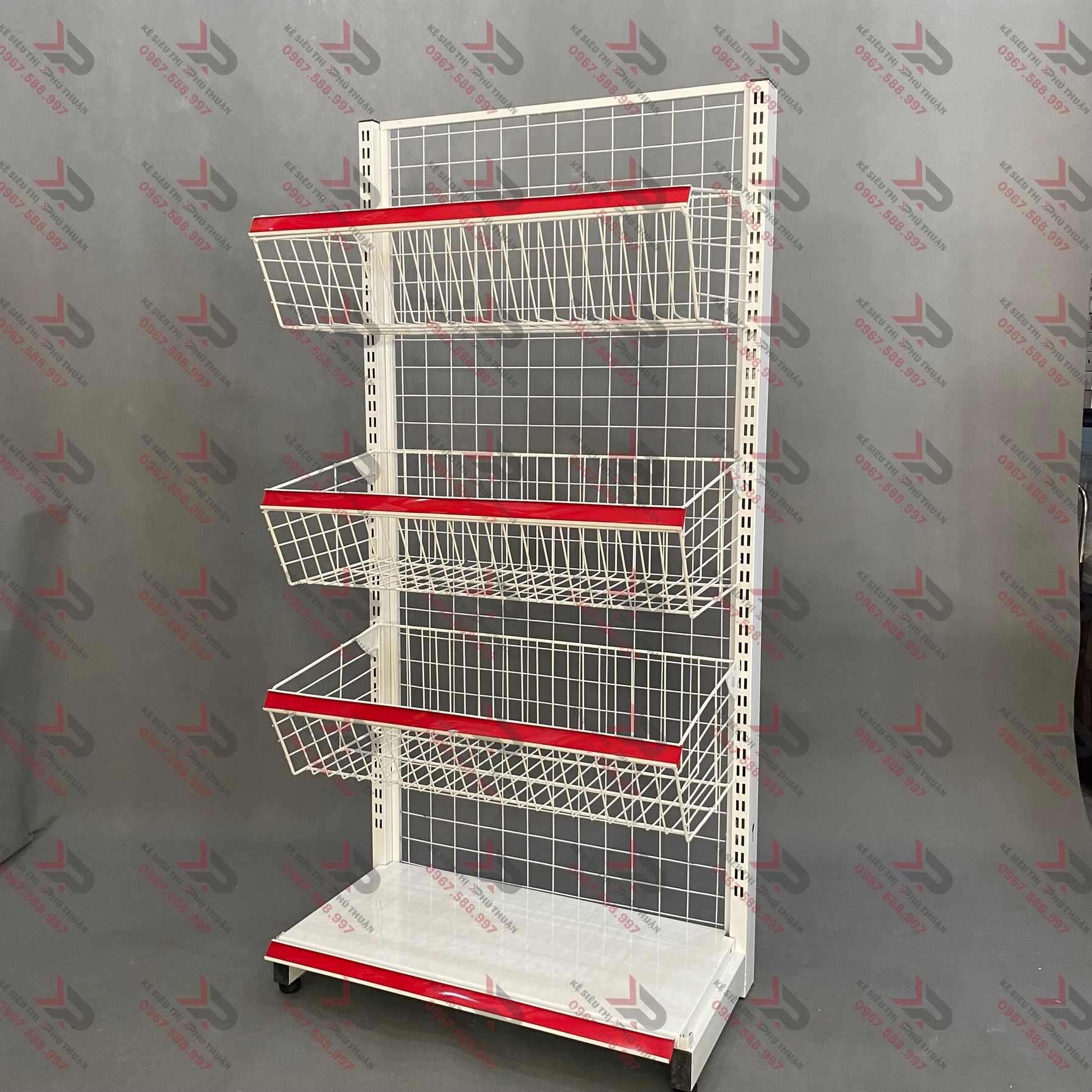 Kệ Rổ Mì ( 1 Mặt )- Dài 70 x Rộng 35 x Cao 150