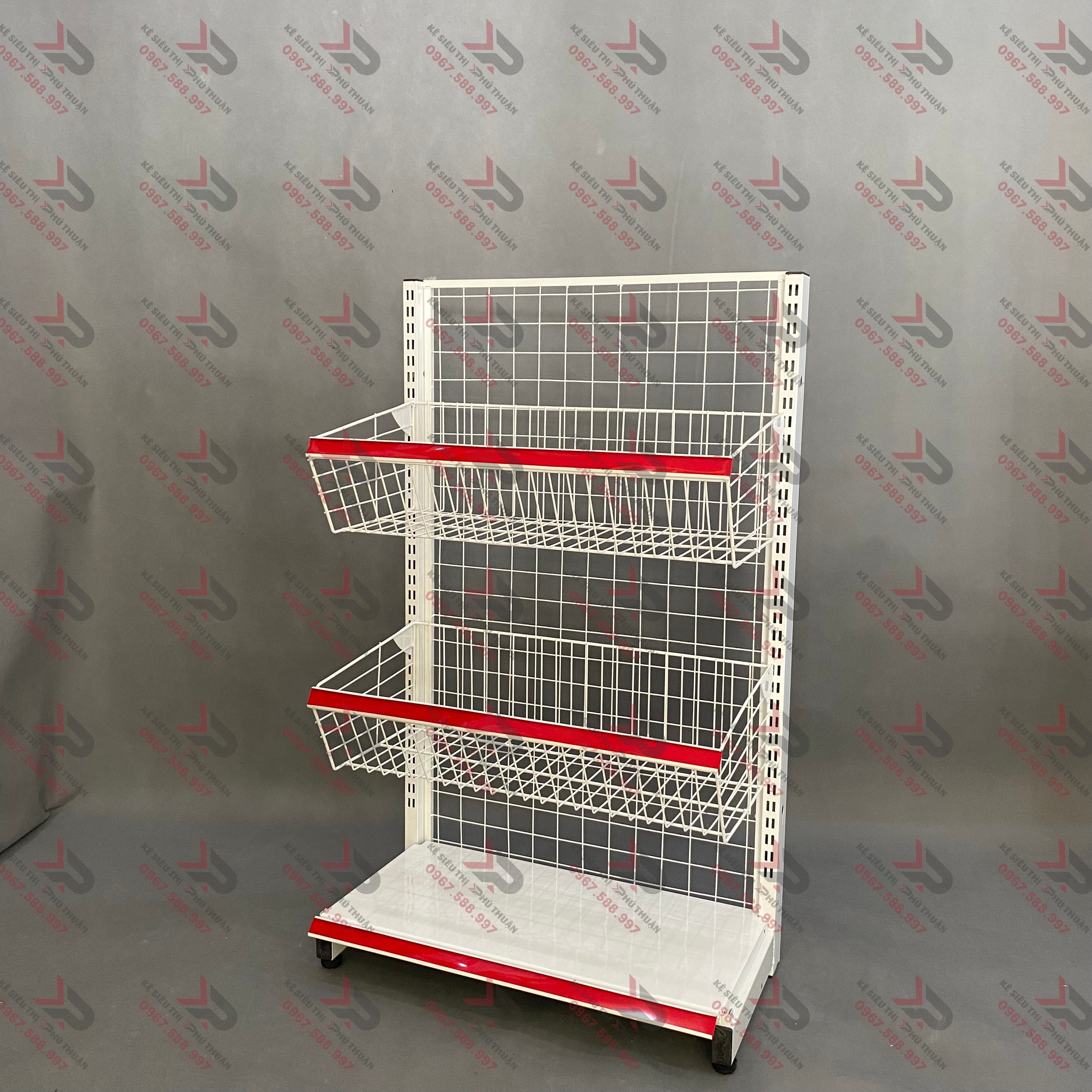 Kệ Rổ Mì ( 1 Mặt )- Dài 70 x Rộng 35 x Cao 120