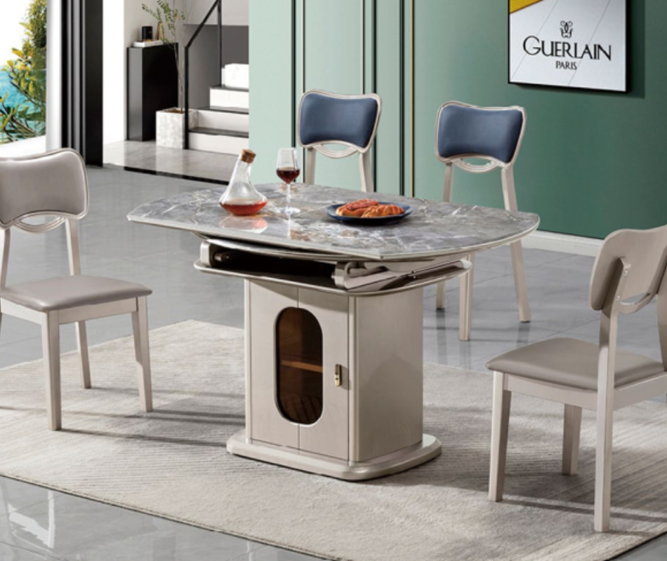 Bộ bàn ăn thông minh mở rộng thành bàn tròn DTH-E2123