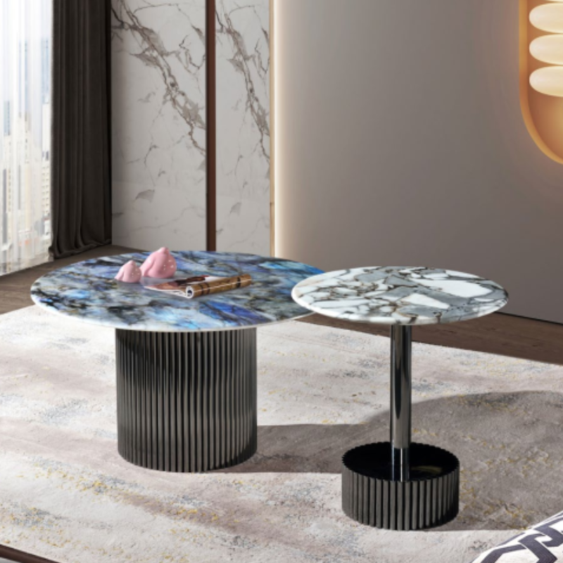 Bàn Sofa Tròn Đôi Nhập Khẩu DTH-C85