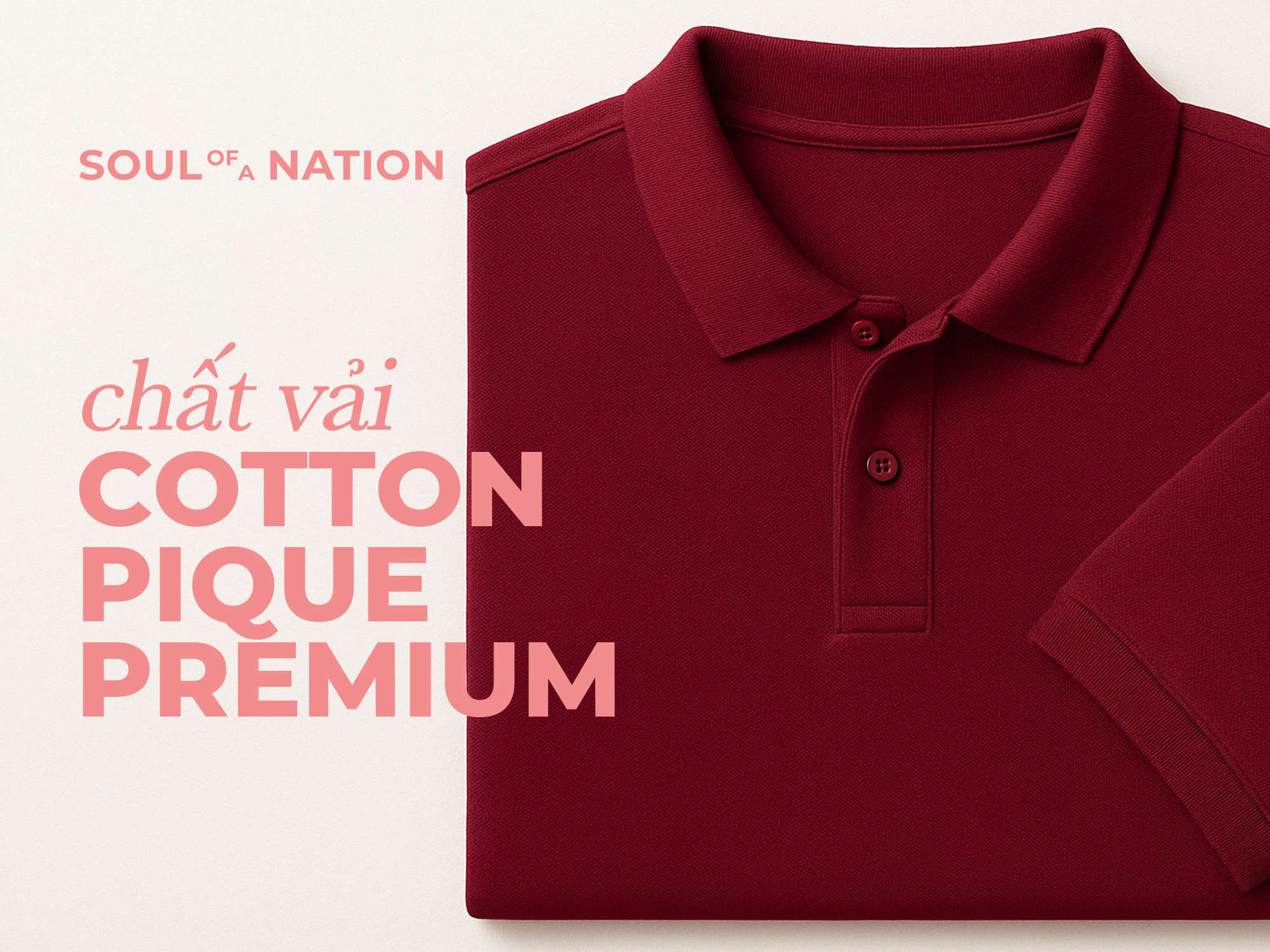 Giới thiệu Vải Cotton Pique Premium - Giải pháp cho Đồng phục Polo tiêu chuẩn cao cấp