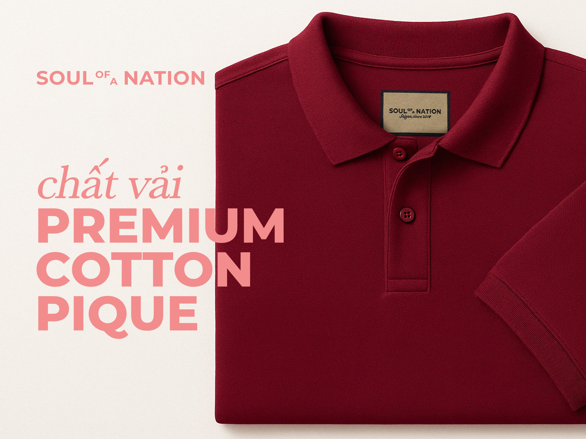 Giới thiệu Vải Premium Cotton Pique - Giải pháp cho Đồng phục Polo tiêu chuẩn cao cấp