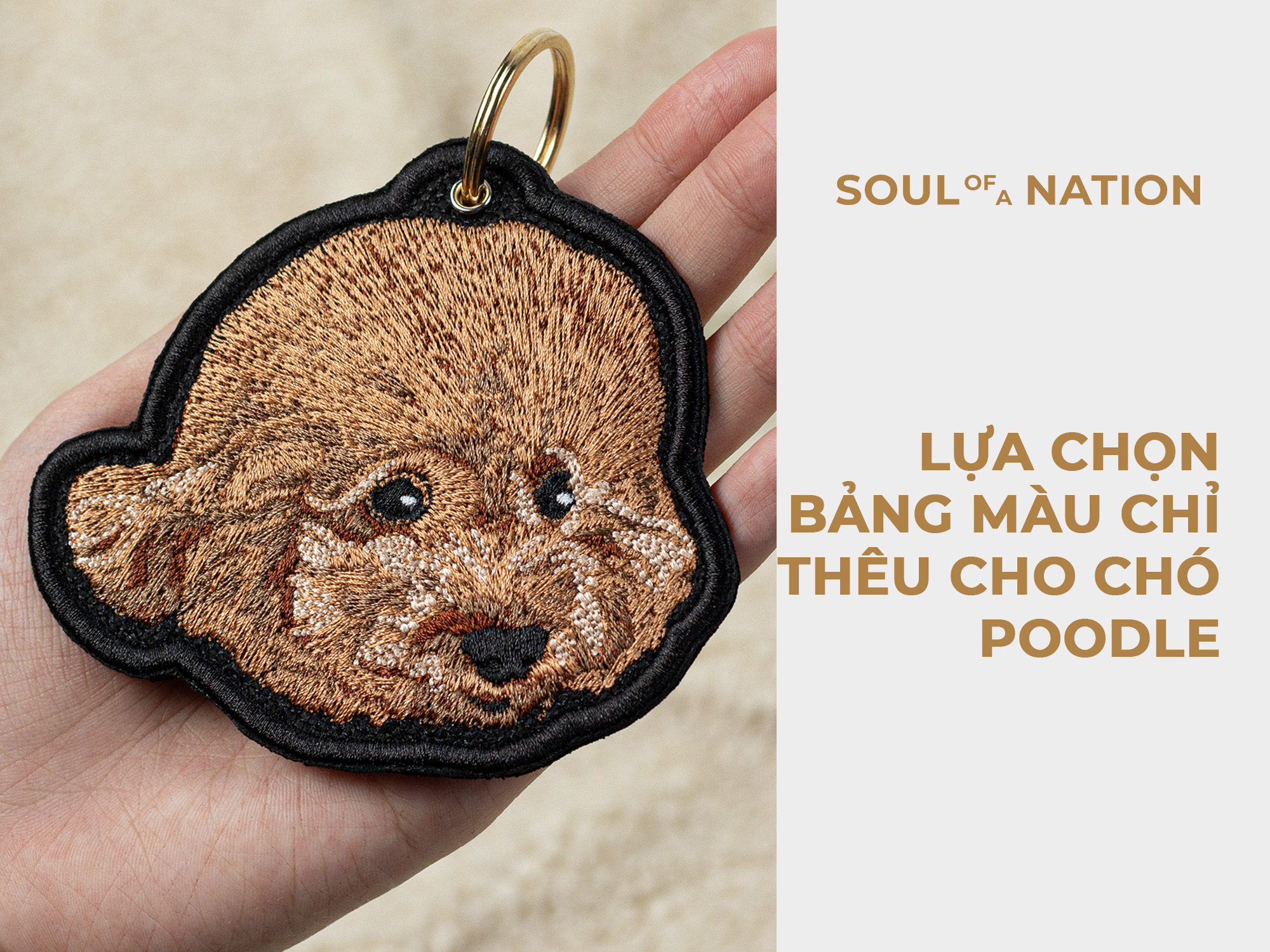 Lựa Chọn Bảng Màu Chỉ Thêu Cho Chó Poodle