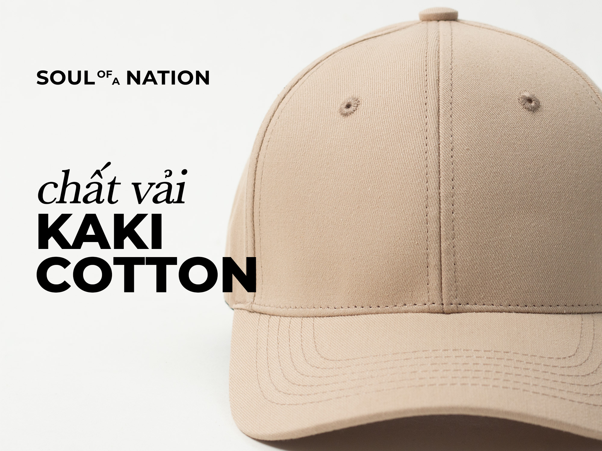 Giới thiệu Vải Kaki Cotton - Giải pháp vải cho đồng phục Nón cao cấp