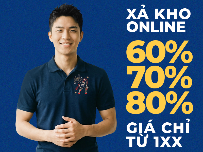 SIÊU SALE XẢ KHO ONLINE - XẢ KHO TOÀN BỘ SẢN PHẨM 60% 70% 80%, GIÁ CHỈ TỪ 1XX