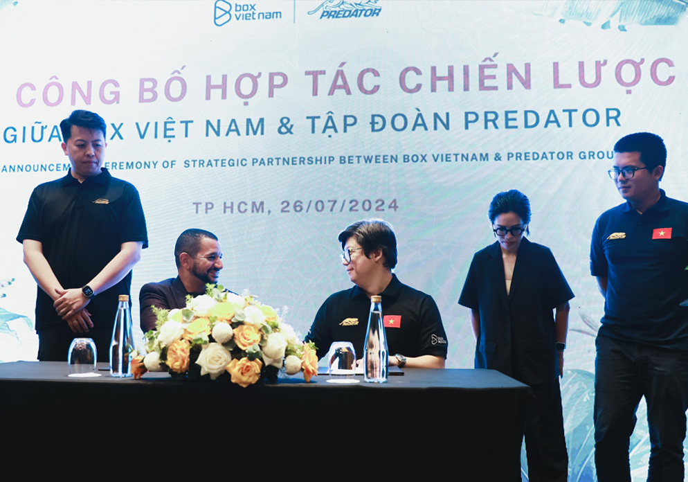 Soul of a Nation vinh dự là đối tác đồng hành cùng Lễ công bố hợp tác chiến lược giữa Công ty Cổ phần Box Việt Nam và Tập đoàn Predator