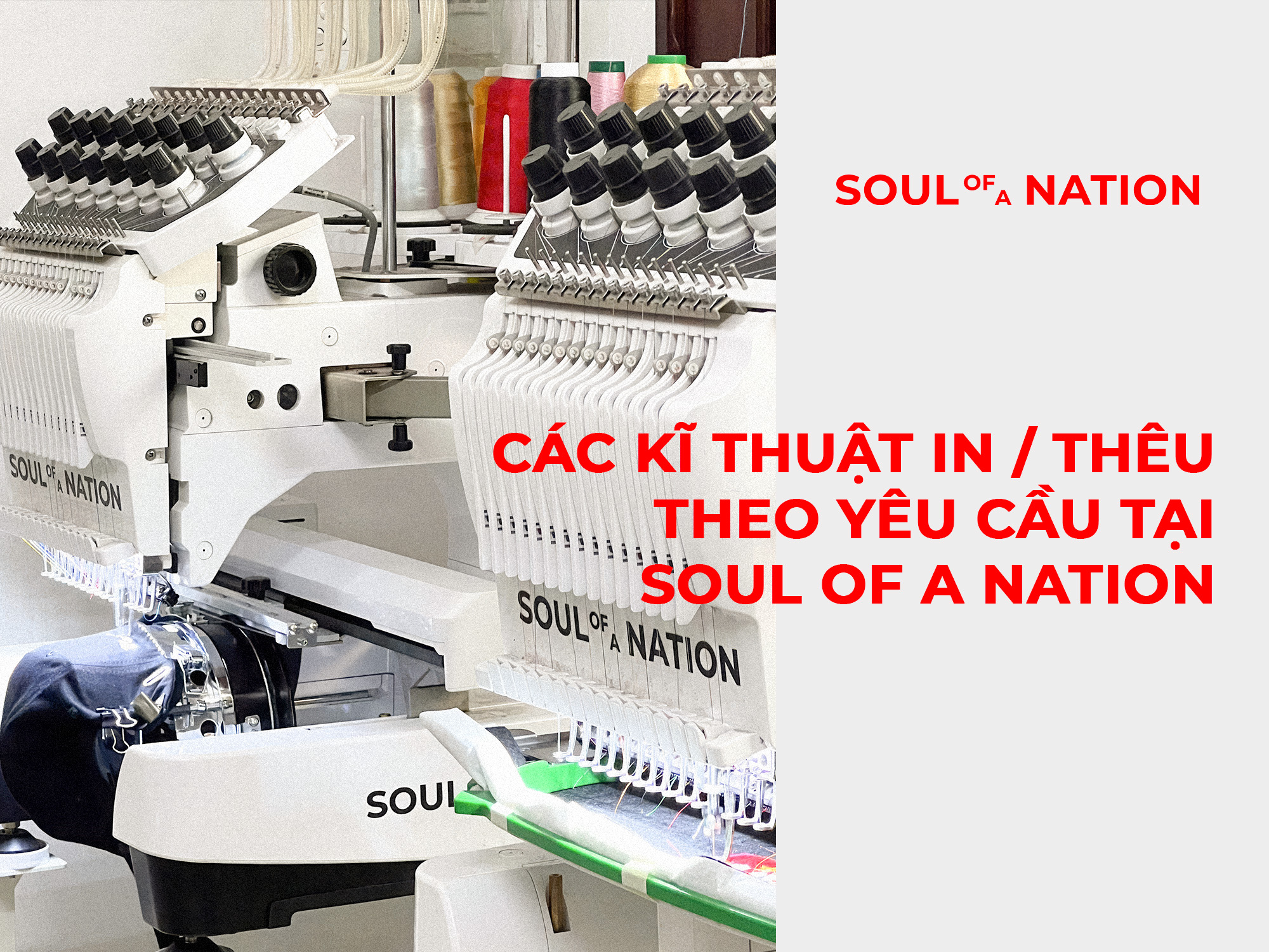 Danh sách các kĩ thuật IN / THÊU theo yêu cầu tại Soul of a Nation