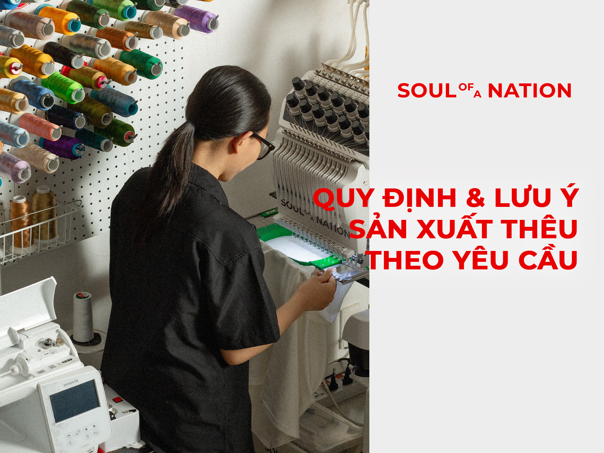 Quy Định & Lưu Ý Khi Sản Xuất Thêu Máy Theo Yêu Cầu