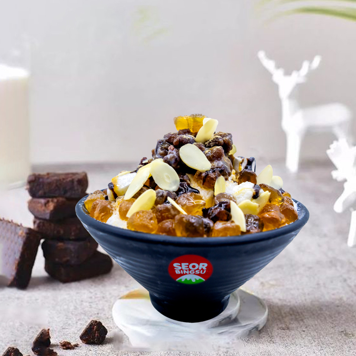 Bingsu Thạch Đường Nâu
