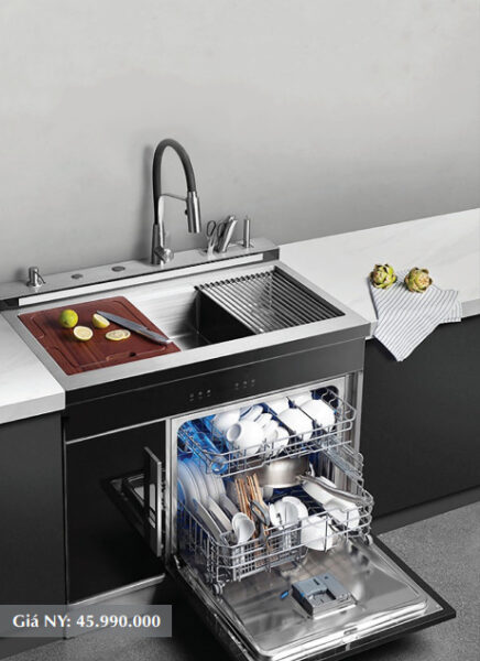 Máy rửa bát tích hợp liền chậu Texgio TGUMF11S