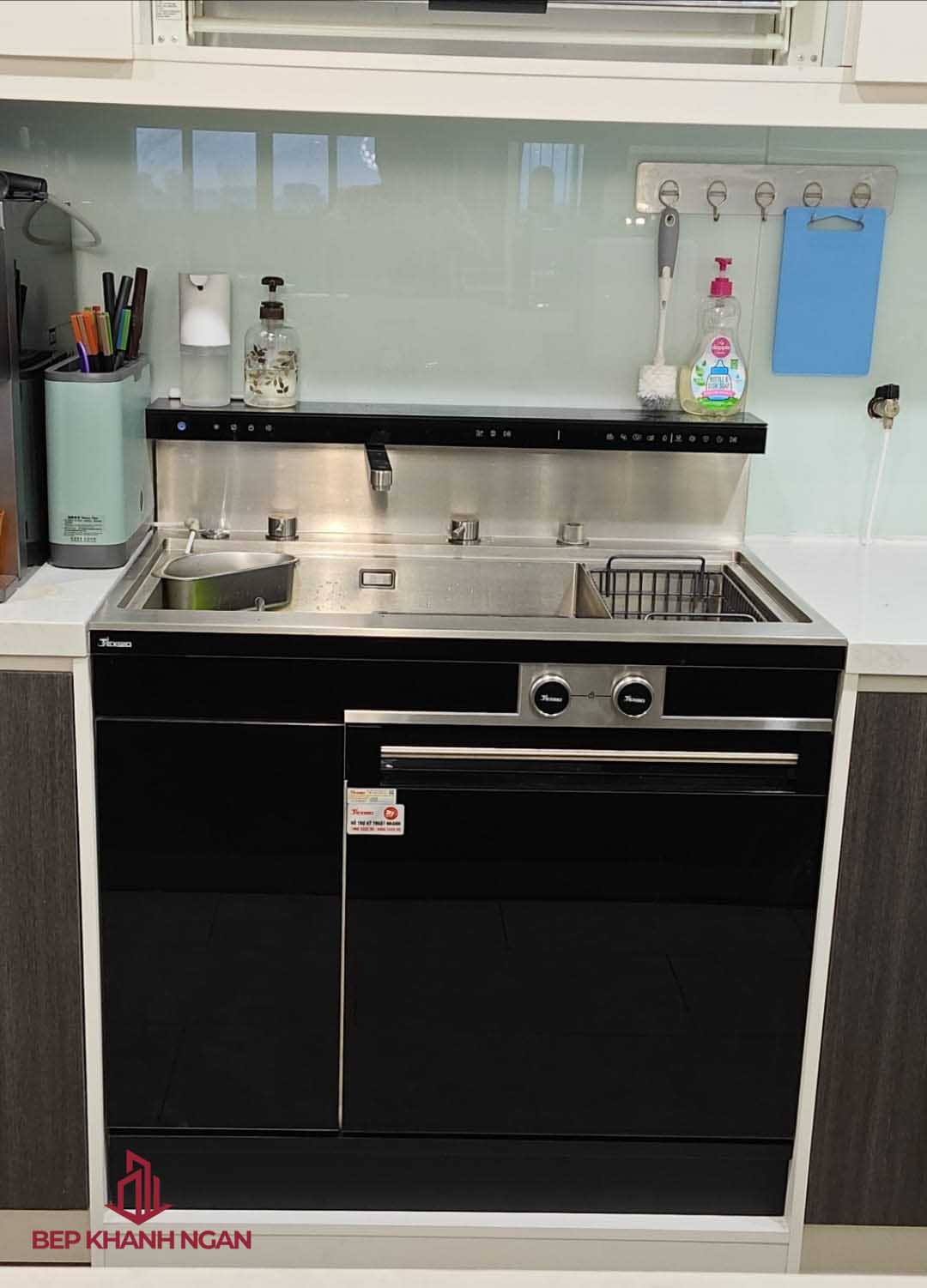 Máy rửa bát tích hợp liền chậu 11 bộ Texgio TGUMF11X