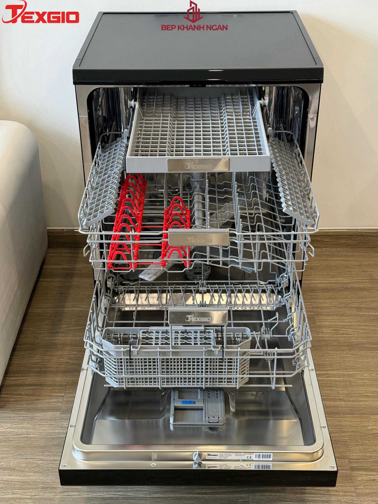 Máy rửa bát 17 bộ TEXGIO TGF8817B Perfect
