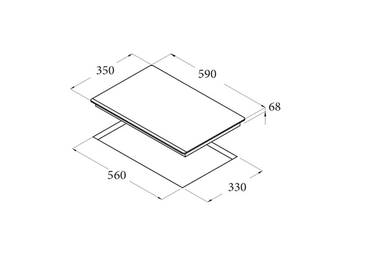 Bếp từ đôi Cata IB 2PLUS BK Tây Ban Nha