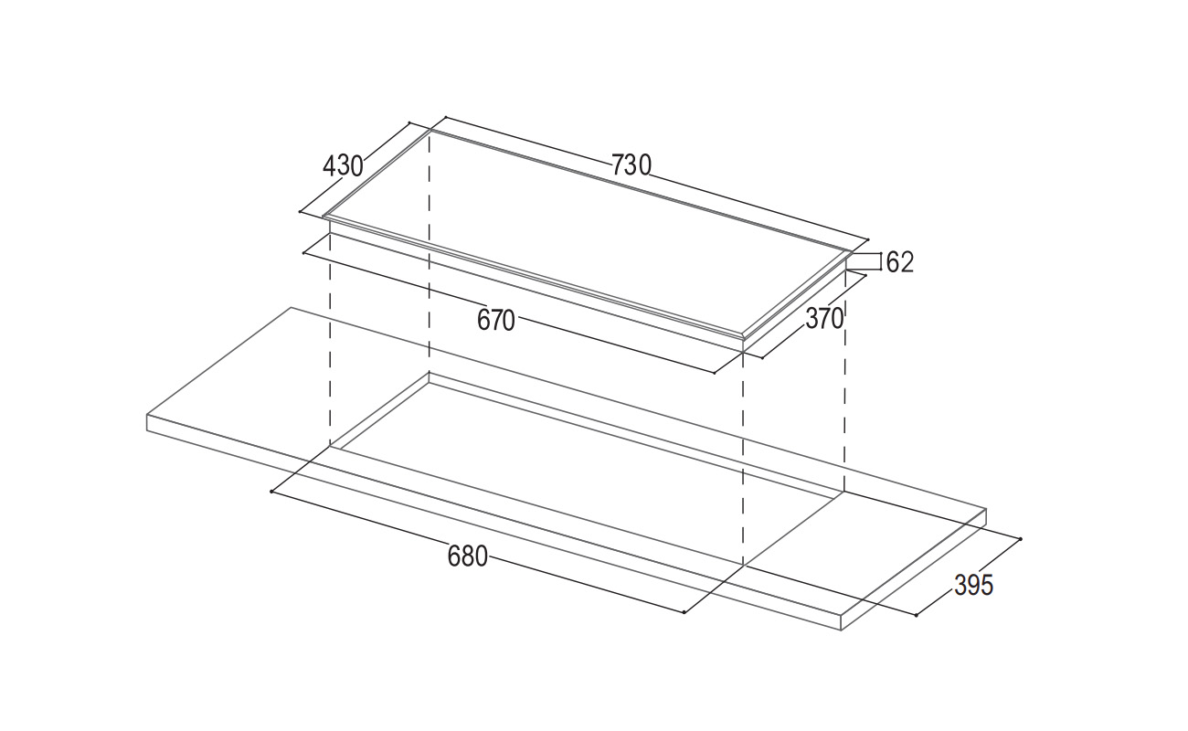 Bếp từ đôi Bauer BE 59GTA Made in Malaysia