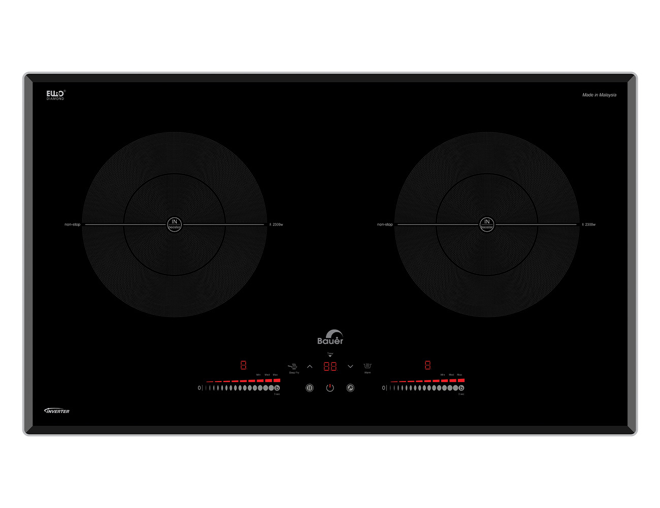 Bếp từ đôi Bauer 613GTA Made in Malaysia