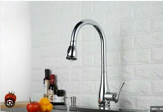 Vòi rửa bát nóng lạnh dây rút Roslerer RL 668